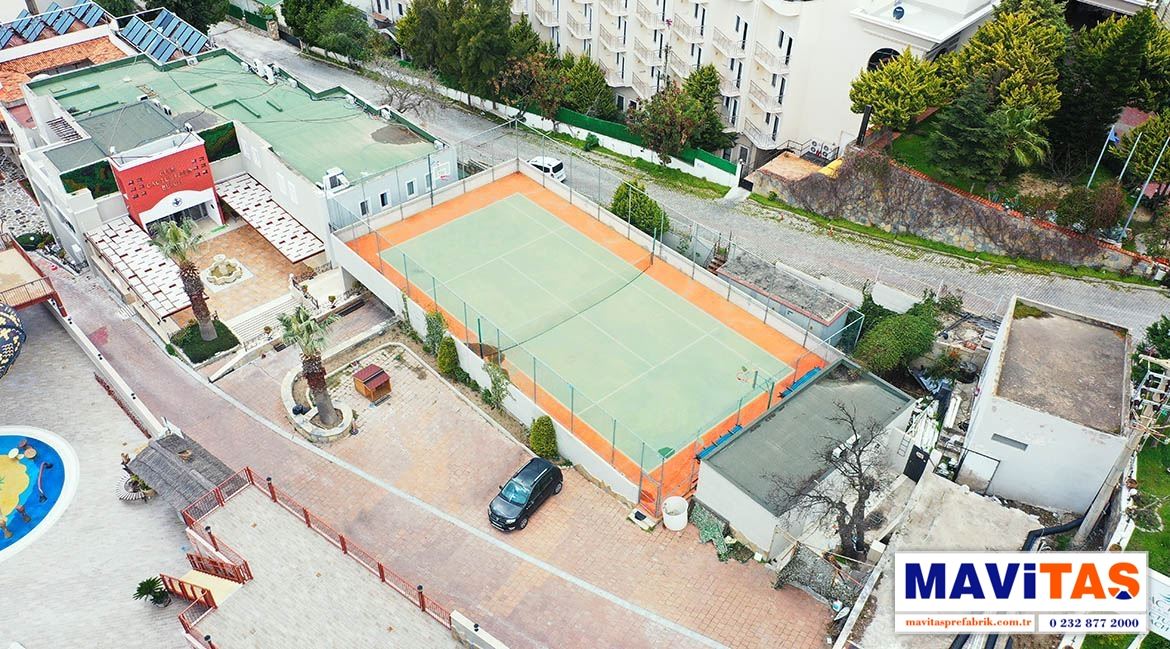 Club Cactus Fleur Beach Tenis Kortu